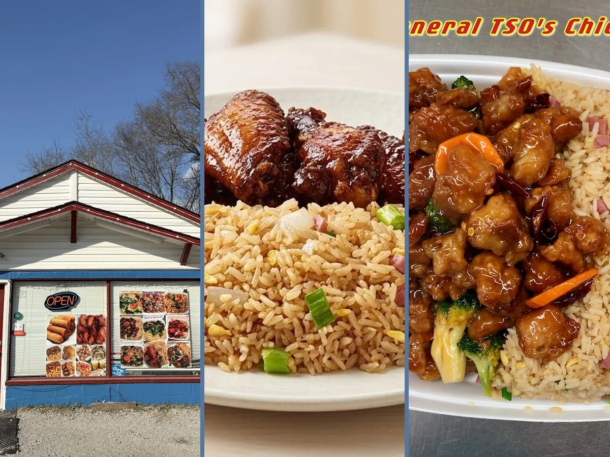 Simple storefront with Chinese restaurant signage