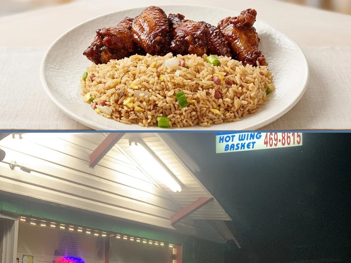 Simple storefront with Chinese restaurant signage